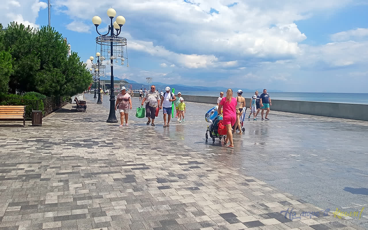 Набережная Алушта Крым